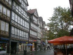 Altstadt von Hann. Münden im Regen