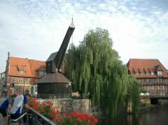 Historischer Kran in Lüneburg